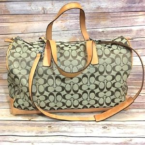 Coach Signature C Large Travel Satchel